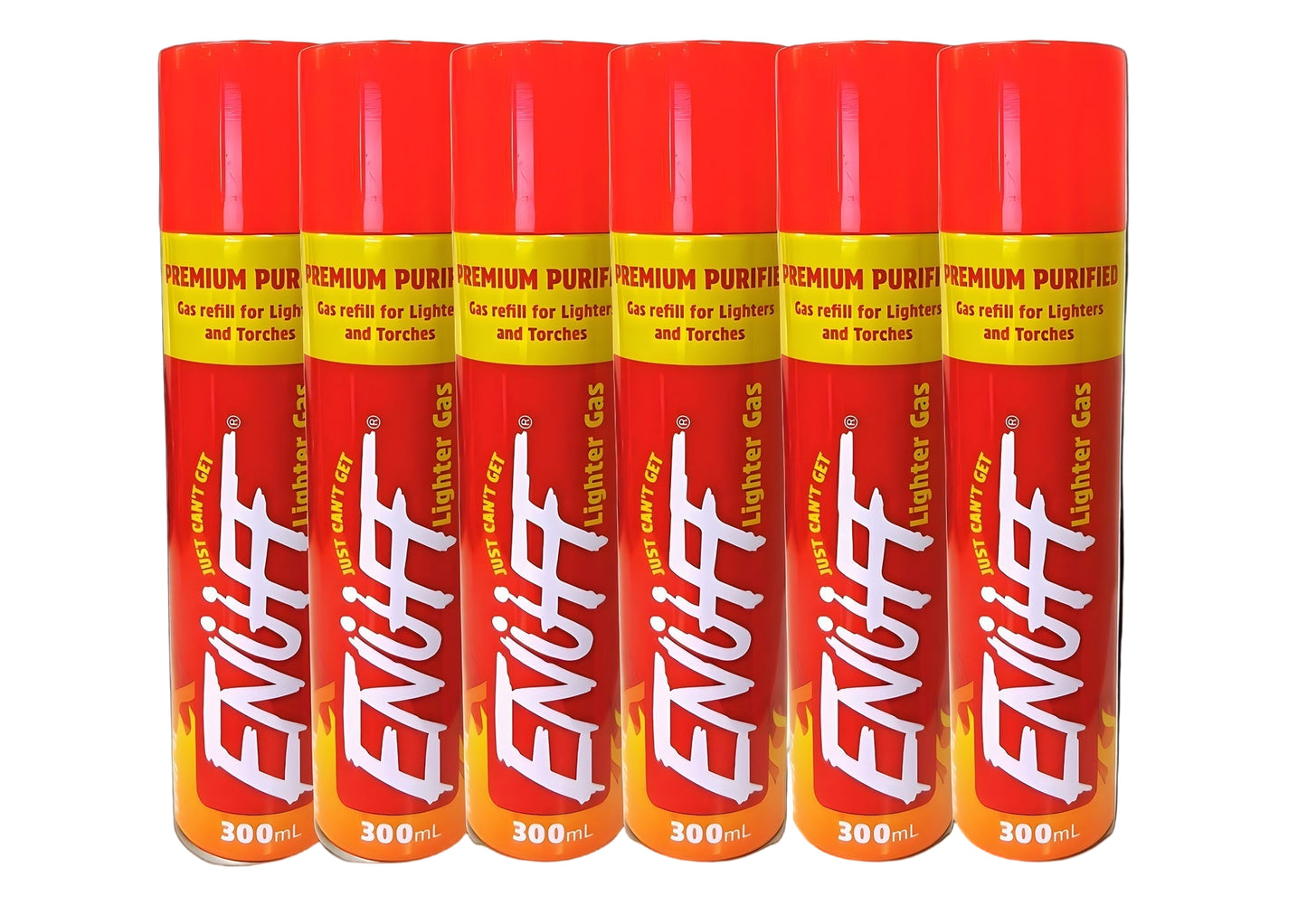 Gas Refill ENUFF 300 ml Bottle 24 Pcs