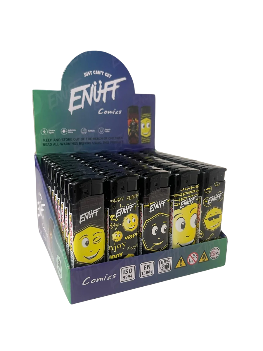 ENUFF Click Lighter Comics Design (50PCS/DISPLAY)