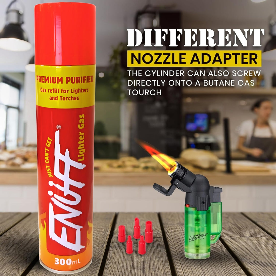 Gas Refill ENUFF 300 ml Bottle 24 Pcs