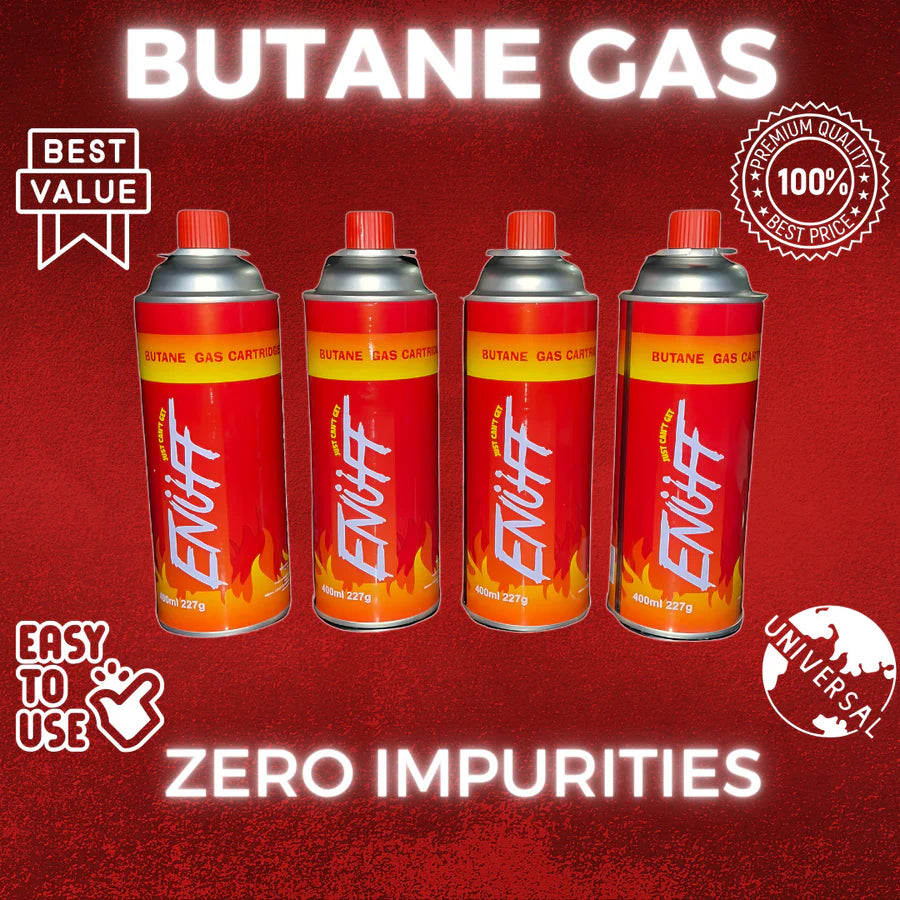 ENUFF BUTANE CARTRIDGES 400ML 28PC