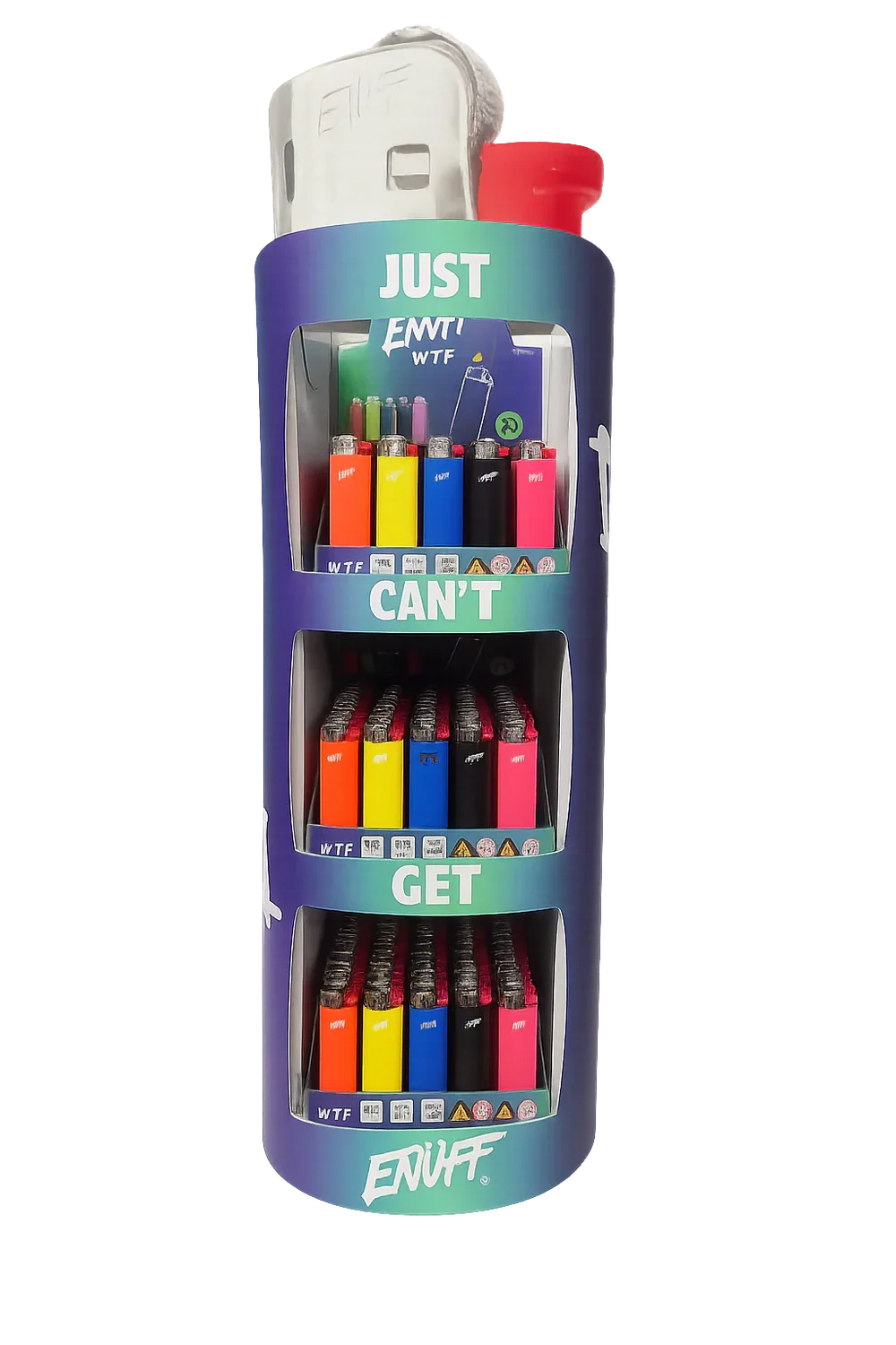 ENUFF 3-Tier Display Stand