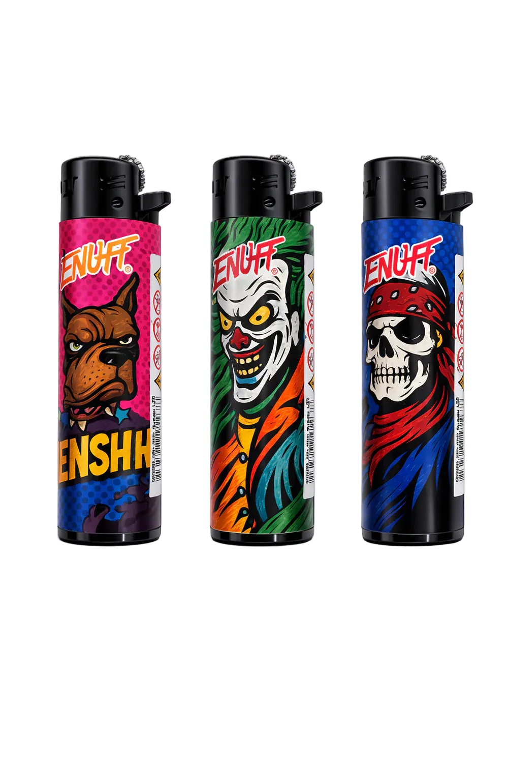 ENUFF OUTLAW Round Refillable Lighter – 48pcs Display
