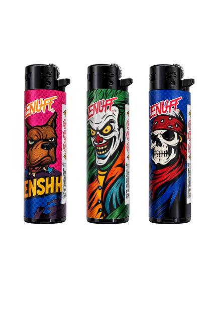 ENUFF OUTLAW Round Refillable Lighter – 48pcs Display

