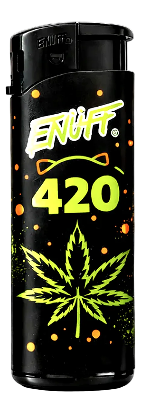 ENUFF ZAZA Click Refillable Lighter – 50pcs Display
