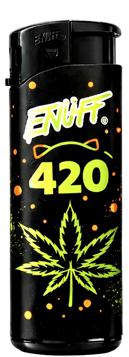 ENUFF ZAZA Click Refillable Lighter – 50pcs Display
