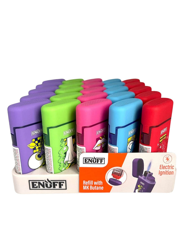 Enuff Refillable Windproof Lighter 25pcs