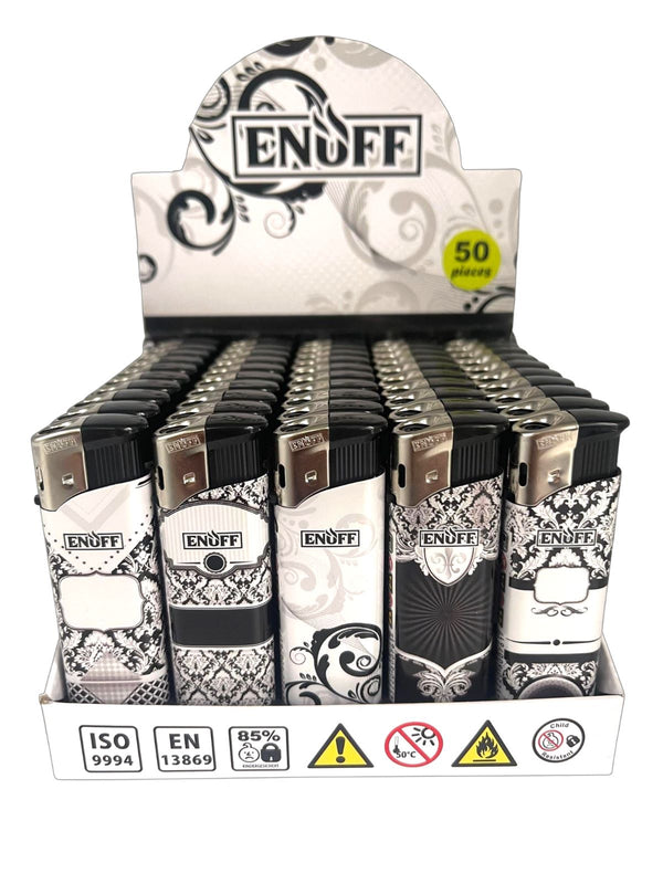 Enuff Refillable Jet Windproof Lighter 50pc